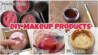 5 Easy Homemade Makeup Products || DIY Makeup at Home