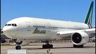 Alitalia Boeing 777-243(ER) [EI-DBK] | Pushback and start-up in Santiago-Pudahuel Airport (SCL/SCEL)