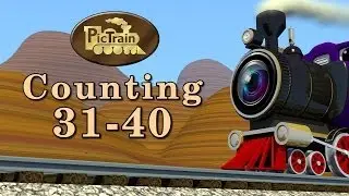 Счёт 31-40. Изучаем числа 31-40 на PicTrain&trade;