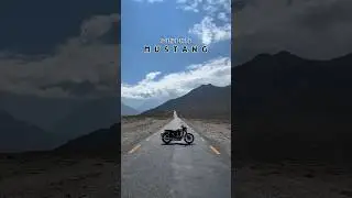 This is Mustang, Nepal on my Royal Enfield classic 350 reborn #royalenfield #classic350 #mustang