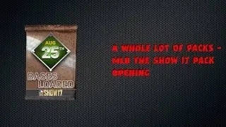 MLB The Show 17 Bases Loaded 8 -25 Pack Opening - 2 DIAMOND PULLS