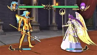 Poseidon vs Athena (Hardest AI) - Saint Seiya: Soldiers' Soul