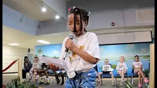 Students at Buena Vista Elementary School celebrate the end of Summer Camp