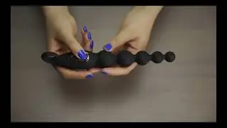 Vibrating anal butt plug with 5 balls LIVMAN MMA-009 and with 7 vibration modes
