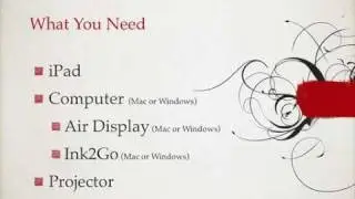 iPad as Interactive Whiteboard - Part 1:  What You Need