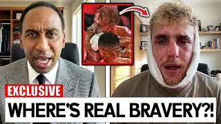 Stephen A. Smith CONFRONTS Jake Paul After KNOCKOUT Loss to Anthony Joshua | LIVE Interview!
