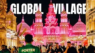 [4K] GLOBAL VILLAGE DUBAI 11/11/2022 COMPLETE WALKING TOUR | NEW FOOD SELECTION IN FLOATING MARKET