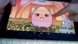 I played a game called egg baby