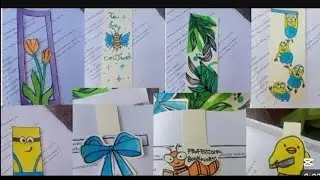 Diy cute bookmarks | easy way to make bookmark 🎀| cute crafts 