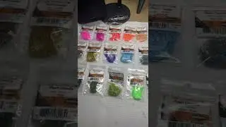 #semperfli new products for 2023, Pearl Chenille XS and small sizes. #flytying