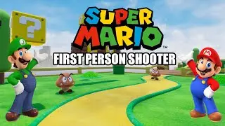 Super Mario but as a first person shooter