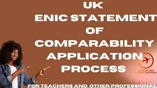 how to apply for uk enic statement of comparability for teachers and other professionals|