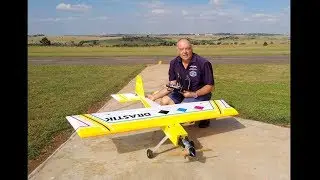 Drastik Maiden flight with 20cc DLE flown by Dirk vd Bank (1080HD)