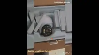 Double Lens Solar Camera ✓24hours Active Function ✓Clear Vision. ✓PTZ function. ✓Interactive Speaker