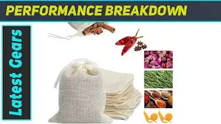 Numola 50Pcs Unbleached Cotton Tea Bags: The Ultimate Solution for Eco-Friendly Brewing!