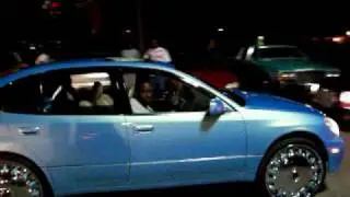 Candy mustang on sploaters and outrageous lexus