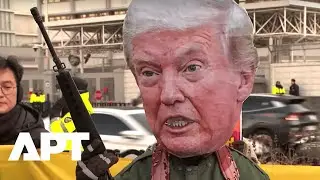 South Korean Activists Protest Near US Embassy Over Washington&rsquo;s Military Action in Venezuela | APT