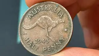 1943 Australia Half Penny / 1/2 Penny Coin &bull;&nbsp;Values, Information, Mintage, History, and More