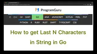 How to get Last N Characters in String in Go