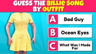 Billie Eilish Outfit Quiz: Can You Guess the Song? 💚👗🎶 | Billie Eilish Fans, Test Your Knowledge!