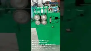 Automatic Bend Hook Neck Wire Hanger Making Machine for Pakistan Customer