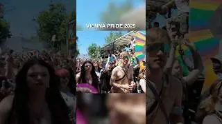 Vienna Pride Parade 2025 🌈 Part 2 | Dancing to &ldquo;Free to Be&rdquo; by RuPaul 🏳️&zwj;🌈 #Vienna