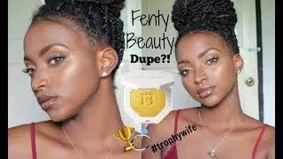 FENTY BEAUTY DUPE?! The Perfect Fall Glow for Dark Skin Women!