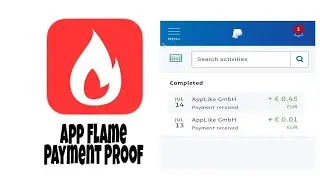 App Flame | Live Payment Proof With PayPal account | In Hindi | Forever 4Fun |