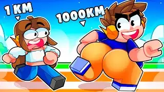 VIREI O GORDÃO MAIS RÁPIDO DO ROBLOX!