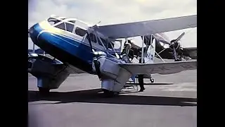 A Rare flight with Brian Chadwick in de Havilland Dominie ZK-BCP Christchurch to Milford Sound 1962