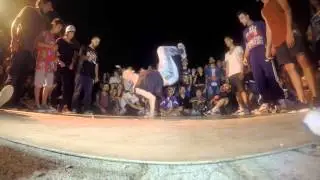 KNEF CREW VS UNS CREW_BACK TO THE STYLE BATTLE  2014 TOP 8