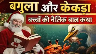 बगुला और केकड़ा Hindi Kahani Kids|Bedtime Story for Kids | Hindi Kahani