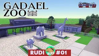 GADAEL ZOO - Parkitect Sandbox abandonned Zoo series