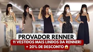 Encontrei os Vestidos mais LINDOS da nova coleção RENNER!