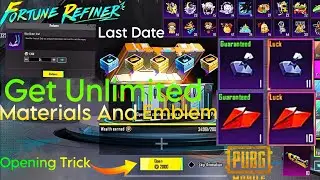 Fortune Refiner Crate rate Opening Trick | How to get free graffiti and Parachute Trail in PUBG 😀