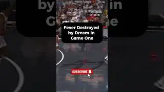 Indiana Fever Destroyed in Game One by Atlanta Dream #wnba #caitlinclark #shorts