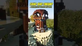 🌍 [1.21.0] SEED 179 - SAND AND SWAMP (PC JAVA Edition) #shorts