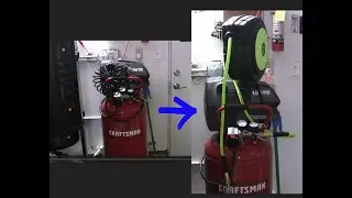 Модернизация воздушного компрессора с помощью деталей Flexzilla и шланговой катушки