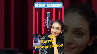 Correct pronunciation in English. #learnenglish #fluencypractice #pronunciation #advancedenglish