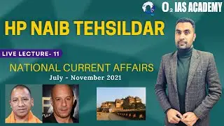 National Current Affairs for Himachal Naib Tehsildar 2022- HP NT Exam Current Affairs 2021-22