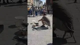 Most Funtastic Street Drummer Super Fast Drum Beat  [ Hd ] #short #shorts #viral #trending