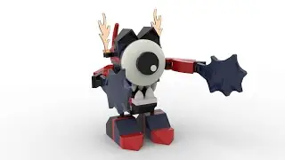 Lego Mixels Meltus + Golbert Speed Build Studio Bricklink LDD by PLegoBB