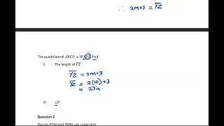 Geometry Congruent Angles and Line Segments #highschoolmath#middleschoolmath#sbac#act#csec#sat