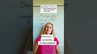 Por favor se escribe en dos palabras. #ortografia #spanishteacher