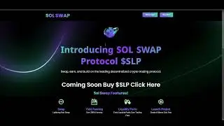TRUMP Coin to $100 ? Solana New project Sol swap SLP 500x Launch