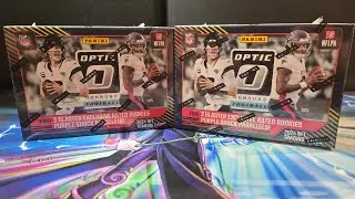 2024 Panini Optic Donruss Football Blaster Boxes! 3 Good Purple Shock Pulls!