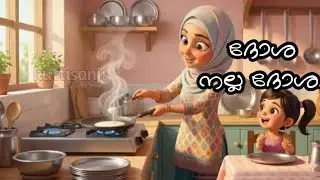 ദോശ നല്ല ദോശ|Dosa Song|Malayalam Kids Cartoon Song|Food Song