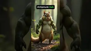 Chipmunk Vs Kong Vs Strong Lion, Deer,WereWolf, Cheetah, Hulk, Godzilla #shortsfeed #godzilla #hulk