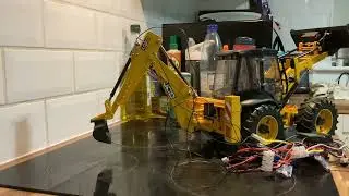 RC Bruder JCB 5CX Backhoe - First test