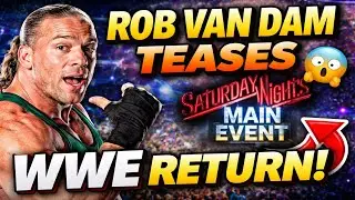 Rob Van Dam Teases WWE Return at SNME | Hall of Famer Speaks Out.